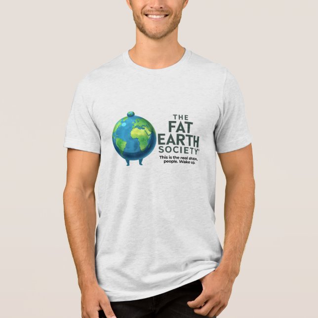 Camiseta Fat Earth Society (Frente)