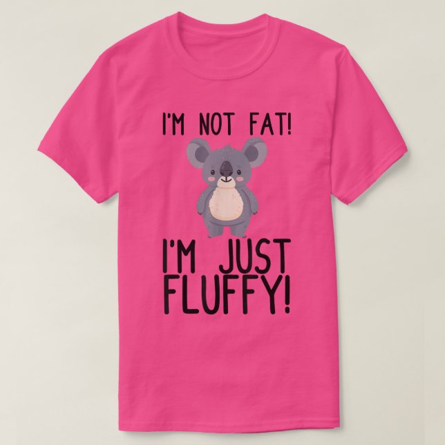 Camiseta Fat Koala Bear Cute Koala Fluffy Laziness (Frente do Design)
