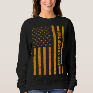 Camiseta Fath Pai do Bônus da Bandeira Americana do Mens Vi