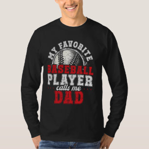 Camiseta Fathe de Fotografia da Equipe de Pai de Beisebol F