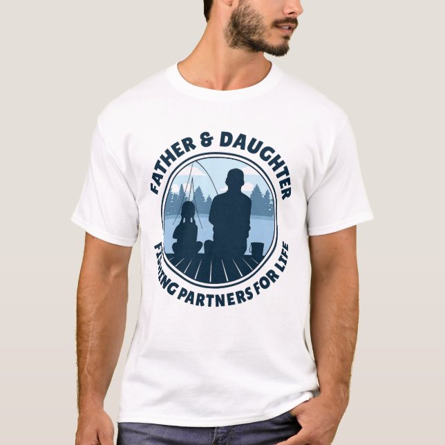 Camiseta Father and Daughter Fishing Shirt – Fishing Partne (Frente)