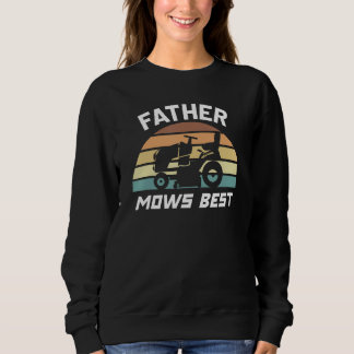 Camiseta Father Mows Best Lawn Care Dad Mowing Gardener Fat