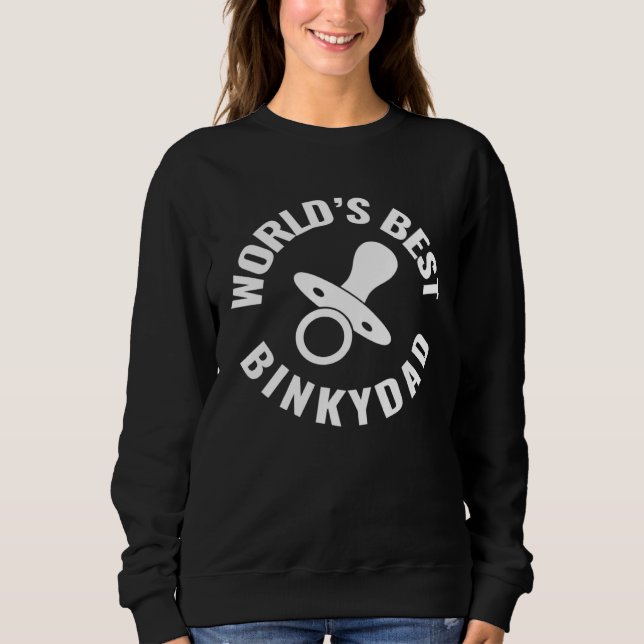 Camiseta Father s Binkydad World s Best with Pacifier (Frente)