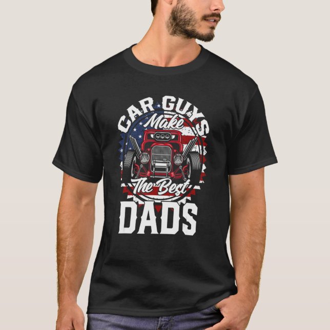 Camiseta Father s Day Wild Custom Hot Rod (Frente)