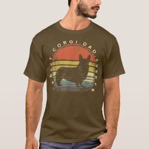 Camiseta Father's Day Best Corgi Dad Ever Daddy Gifts Dog L