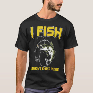 Camiseta Father's Day Fishing Fisherman I Fish Rod  1
