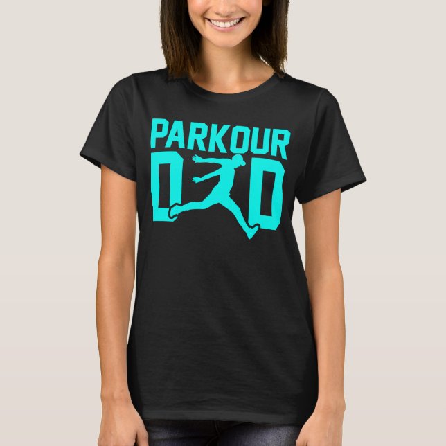 Camiseta Father's Day Free Running Traceur Daddy Parkour Da (Frente)