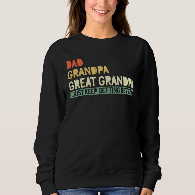 Camiseta Fathers day from Grandson toddler Dad Grandpa Grea (Frente)