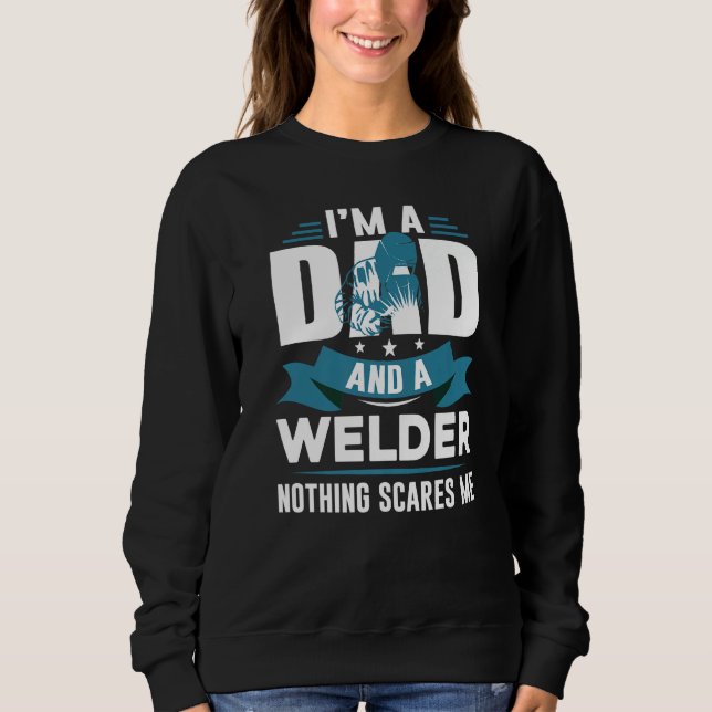 Camiseta Father's Day  USA Patriotic Welder Dad (Frente)