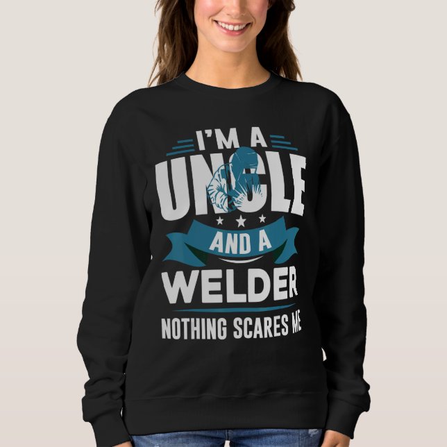Camiseta Father's Day  USA Patriotic Welder Uncle (Frente)