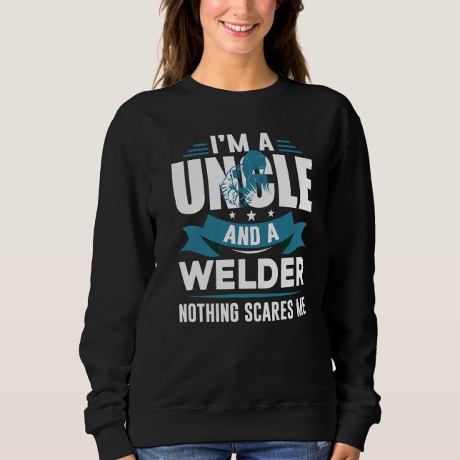Camiseta Father's Day  USA Patriotic Welder Uncle (Frente)