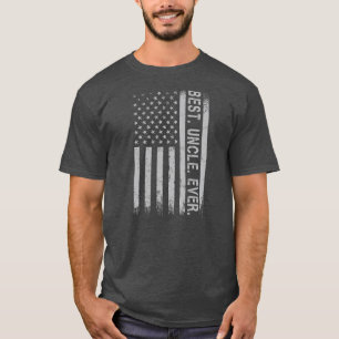 Camiseta Father's Say Best Uncle Ever With US American