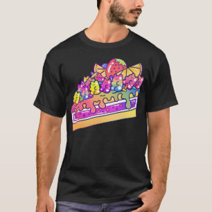 Camiseta Fatia de Bolo de Urso de Geleia de Kawaii