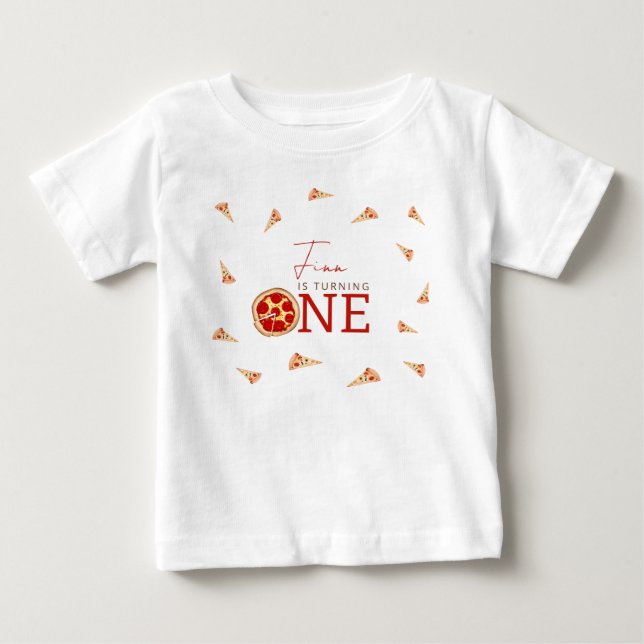 Camiseta Fatia de Diversão 1º Aniversário  (Frente)