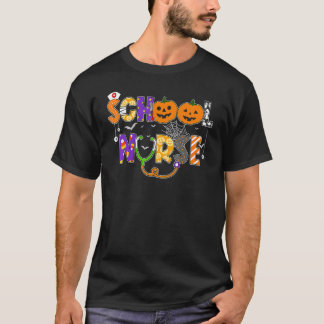 Camiseta Fatia de Enfermeira Escolar no Halloween Enfermeir