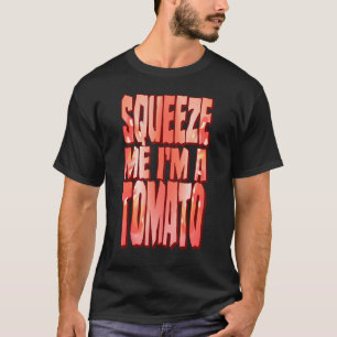 Camiseta Fatia de Fruta do Tomato no Halloween Aperte-me