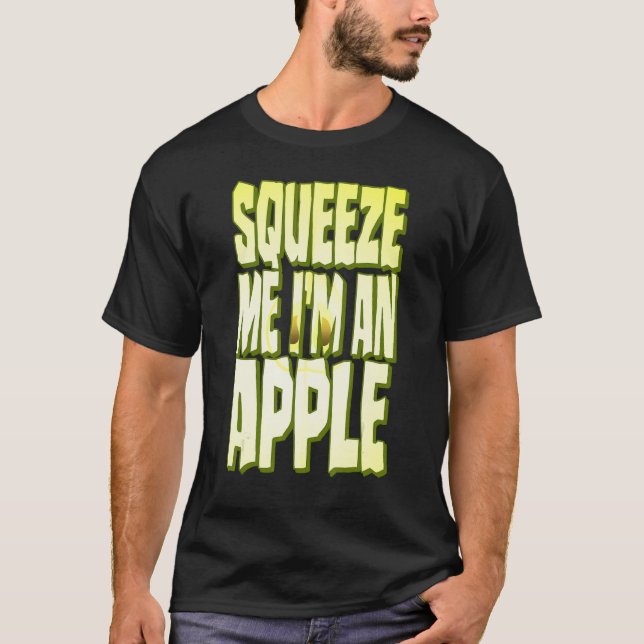 Camiseta Fatia de Fruta Fresca no Halloween da Apple (Frente)