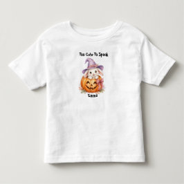 Camiseta Fatia de Halloween de Coelho Abobora Personalizado