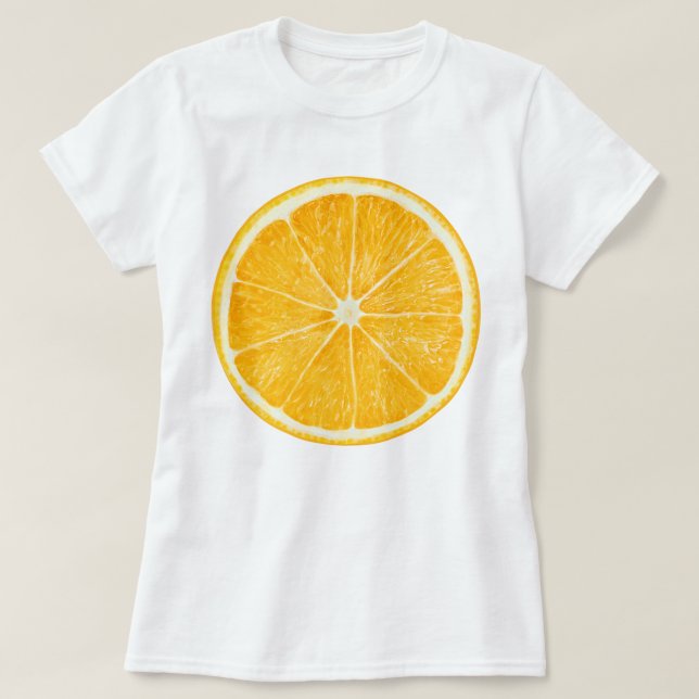 Camiseta Fatia de laranja (Frente do Design)