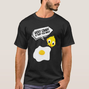 Camiseta Fatia de Ovo Frito e Fantasia de Frango