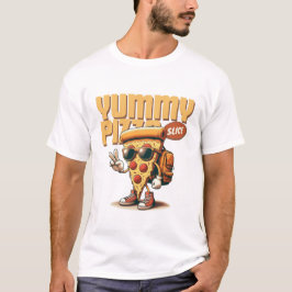 Camiseta Fatia de pizza apetitosa