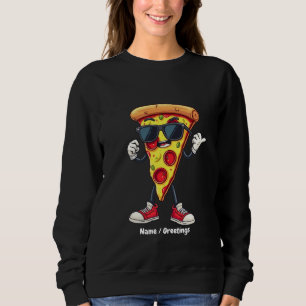 Camiseta Fatia de Pizza Dançante Um Design Divertido e Deli