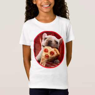 Camiseta Fatia De Pizza De Comida De Cão