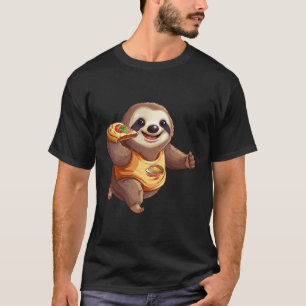 Camiseta Fatia de Pizza de Corrida Jogger Bonita