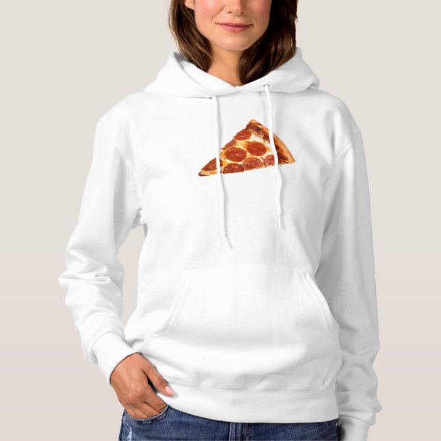 Camiseta Fatia de pizza de pepperoni clássica da SlipperyJo (Frente)