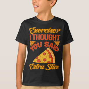 Camiseta Fatia de pizza engraçada