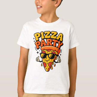 Camiseta Fatia de Pizza Legal com Óculos de Sol