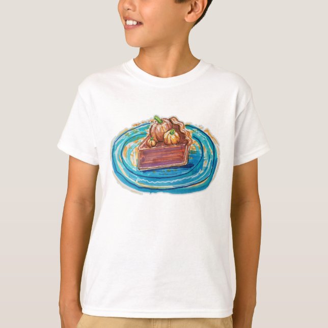 Camiseta Fatia de Torta de Abóbora (Frente)