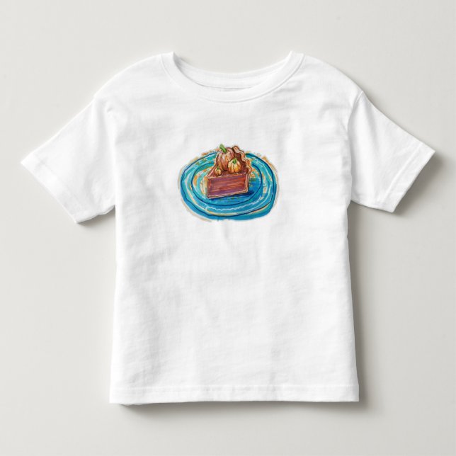 Camiseta Fatia de Torta de Abóbora (Frente)