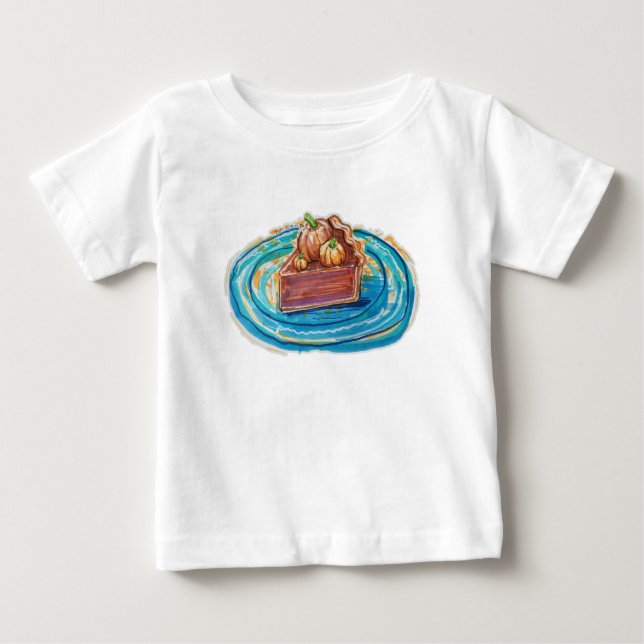 Camiseta Fatia de Torta de Abóbora (Frente)