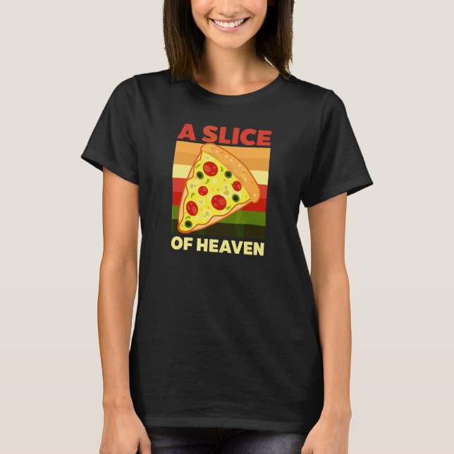 Camiseta Fatia do Paraíso Pizza Divertida 1 (Frente)