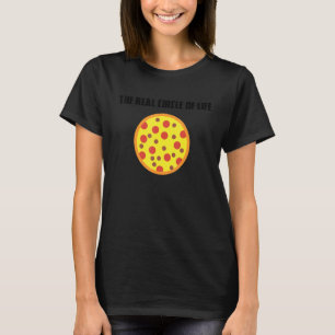 Camiseta Fatia Engraçada De Pizza Rápida Círculo Italiano D