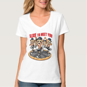 Camiseta Fatia Para Te Conhecer Pizza Engraçada