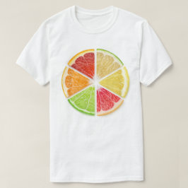 Camiseta Fatias de frutas de citrinos