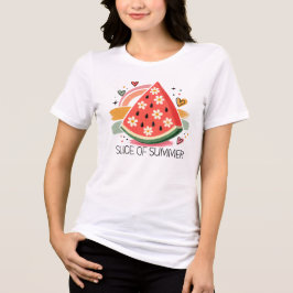 Camiseta Fatias de Verão, Fatias de Melancia Gráfico 