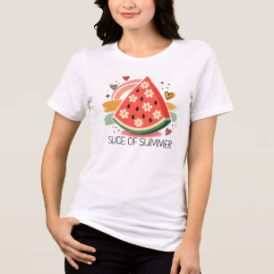 Camiseta Fatias de Verão, Fatias de Melancia Gráfico