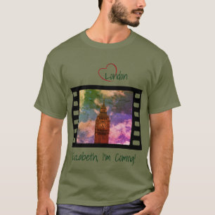 Camiseta Fatigue Green London Big Ben Unisex T Shirt