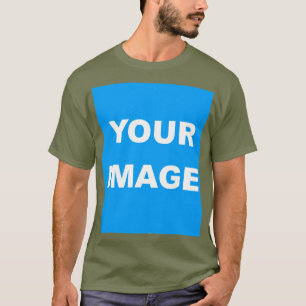 Camiseta Fatigue Verde Adicionar Sua Foto De Imagem