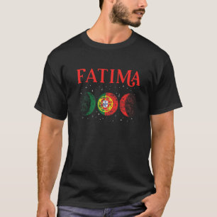 Camiseta Fatima Portugal Retro Portugal Bandeira