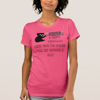 Camiseta FATO: Consiga dormir tanto quanto koalas