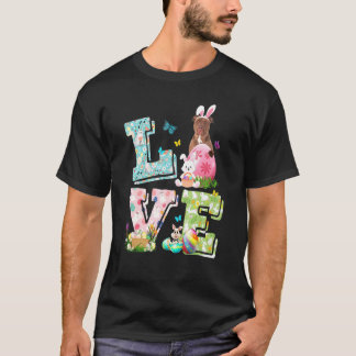 Camiseta Fato de Amor de Páscoa Pitbull Cão Cachorro