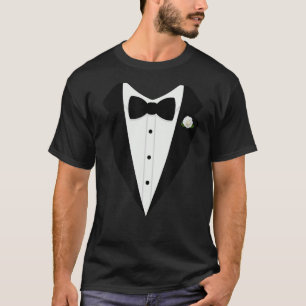 Camiseta Fato de Arco Tie Gentlemens Tuxedo