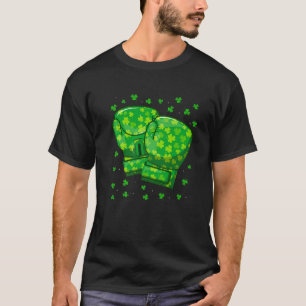 Camiseta Fato de boxe Retro Shamrock Esportivo Dia de São P
