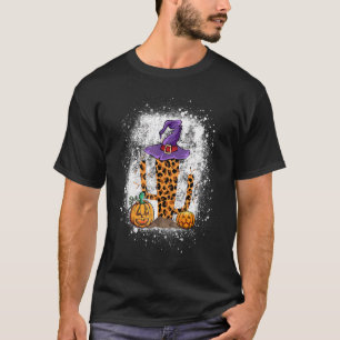 Camiseta Fato de Cacto para Halloween Cacto Branqueado para