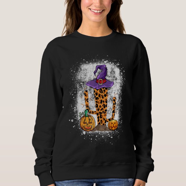 Camiseta Fato de Cacto para Halloween Cacto Branqueado para (Frente)