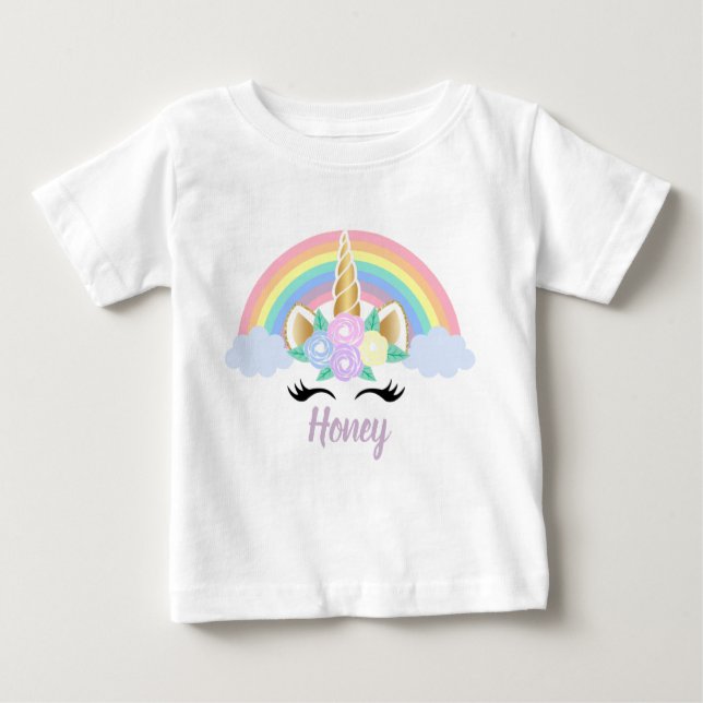 Camiseta Fato de corpo do Unicorn TUTU (Frente)